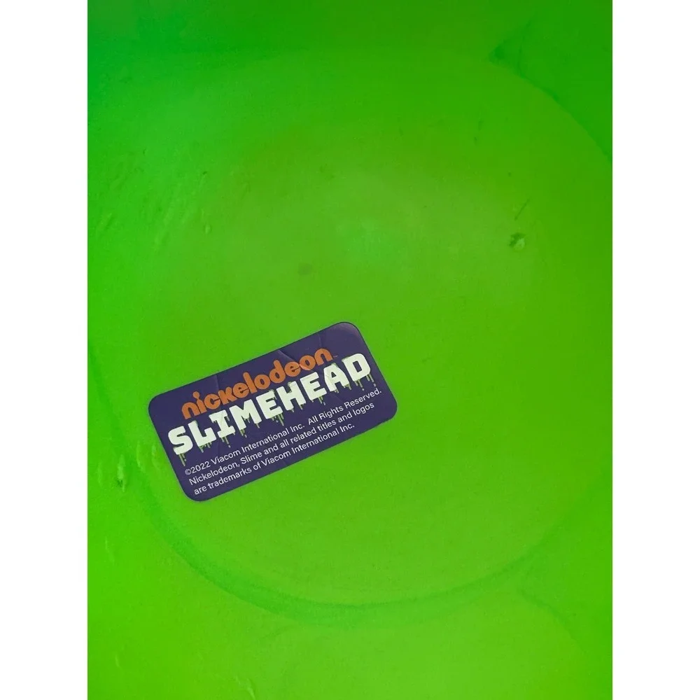 Nickelodeon Slimehead Neon Green Foam Drip Hat Costume Headpiece 2022